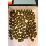 Collection of Hand Painted 25mm WW2 German Troops inc. Cavalry, Infantry etc