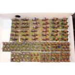 Collection of Hand Painted 25mm Metal & Plastic Dragoons Troops inc. Cavalry, Infantry etc