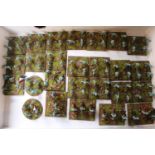 Collection of Hand Painted 25mm Metal & other WWI French Troops inc. Cavalry, Infantry etc