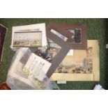 Ethel Harker Collection of assorted War Related Watercolours