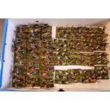 Collection of Hand Painted 25mm Metal and Plastic Moghul Indian figures