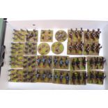 Collection of Hand Painted 25mm Metal & Plastic Allied Napoleonic Prussians Cavalry & Soldiers