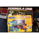 Boxed Scalextric Formula One and a boxed Aurora AFX GX4750