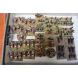 Collection of Hand Painted 25mm Metal & Plastic British Napoleonic allies inc. Cavalry & Artillery