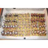 Collection of Hand Painted 25mm Metal 19thC Prussian Infantry and Cavalry