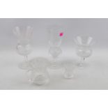 Waterford Crystal Thistle pattern set of 5 glasses