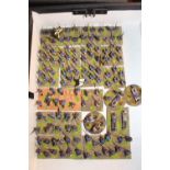 Collection of Hand Painted 25mm Metal Prussian Troops and Cavalry