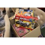 Box of assorted Lego inc. Star Wars, Ninjago etc