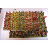 Collection of Hand Painted 25mm Plastic Russian Troops