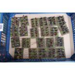 Collection of Hand Painted 25mm Plastic Cavalry & Foot soldiers / Infantry