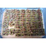 Collection of Hand Painted 25mm Plastic Cavalry Medieval