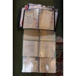 9 Folders of Old Advertising Receipts inc Leyland Motor Company, Barclay & Sons etc