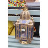 Moroccan coloured ceiling lamp