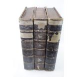 Interesting Faux Book storage boxes marked Ordnance Survey (3) 40cm in Height