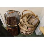 Collection of assorted Wicker ware