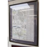 T G Grey Town map of St Ives limited edition signed
