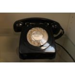 Vintage 1965 706L HAS Black finish telephone