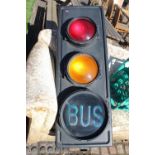 Bus lane traffic lights
