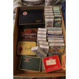 Collection of Players Navy Cut Cigarette boxes, Players Tin boxes and others