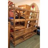 Very Large Cane Shelving unit