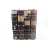 Interesting Faux Book storage boxes marked Admiralty Charts & French Marine Charts (4) 40cm in