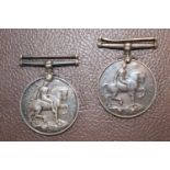 Two British War Medals 1914 -1918 (Royal Artillery) (Suffolk Regiment).
