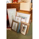 Collection of assorted Framed pictures and prints inc Sturgeon