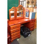 Ducal Pine Dressing table with mirror