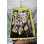 Collection of Sheffield Silver plated Flatware