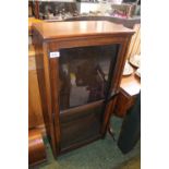 Victorian Oak cased glazed cabinet