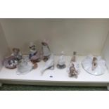 Collection of assorted Nao figurines inc. Ballerinas, Geese etc (8)