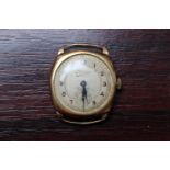 Everite Vintage watch in 9ct Gold Dennison watch case 6.5g not including movement