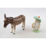 Beswick figure a Donkey and a Royal Albert Benjamin Bunny