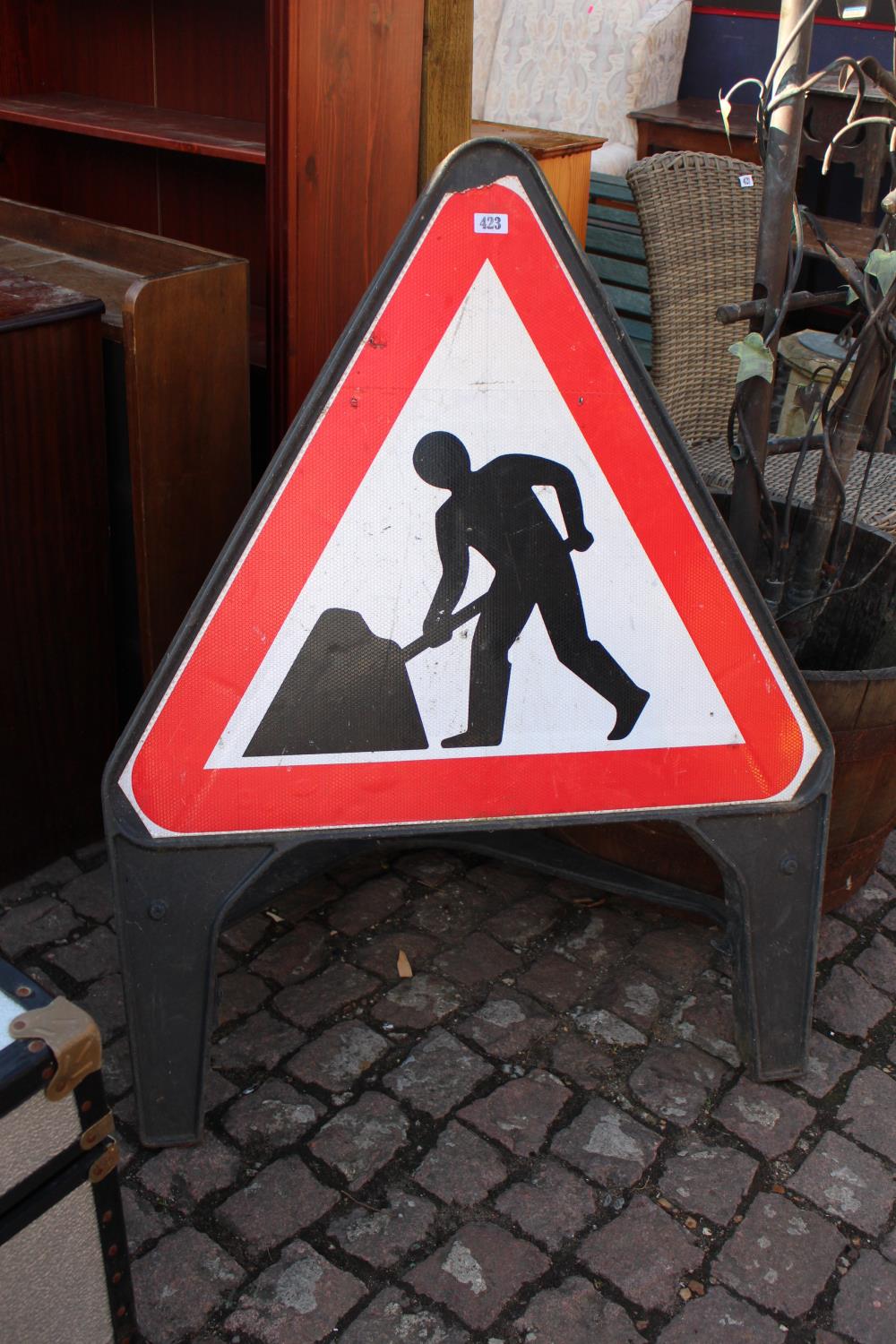 Road Works Triangular sign