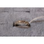 Ladies 1970s Stone set eternity ring 3.3g total weight Size N