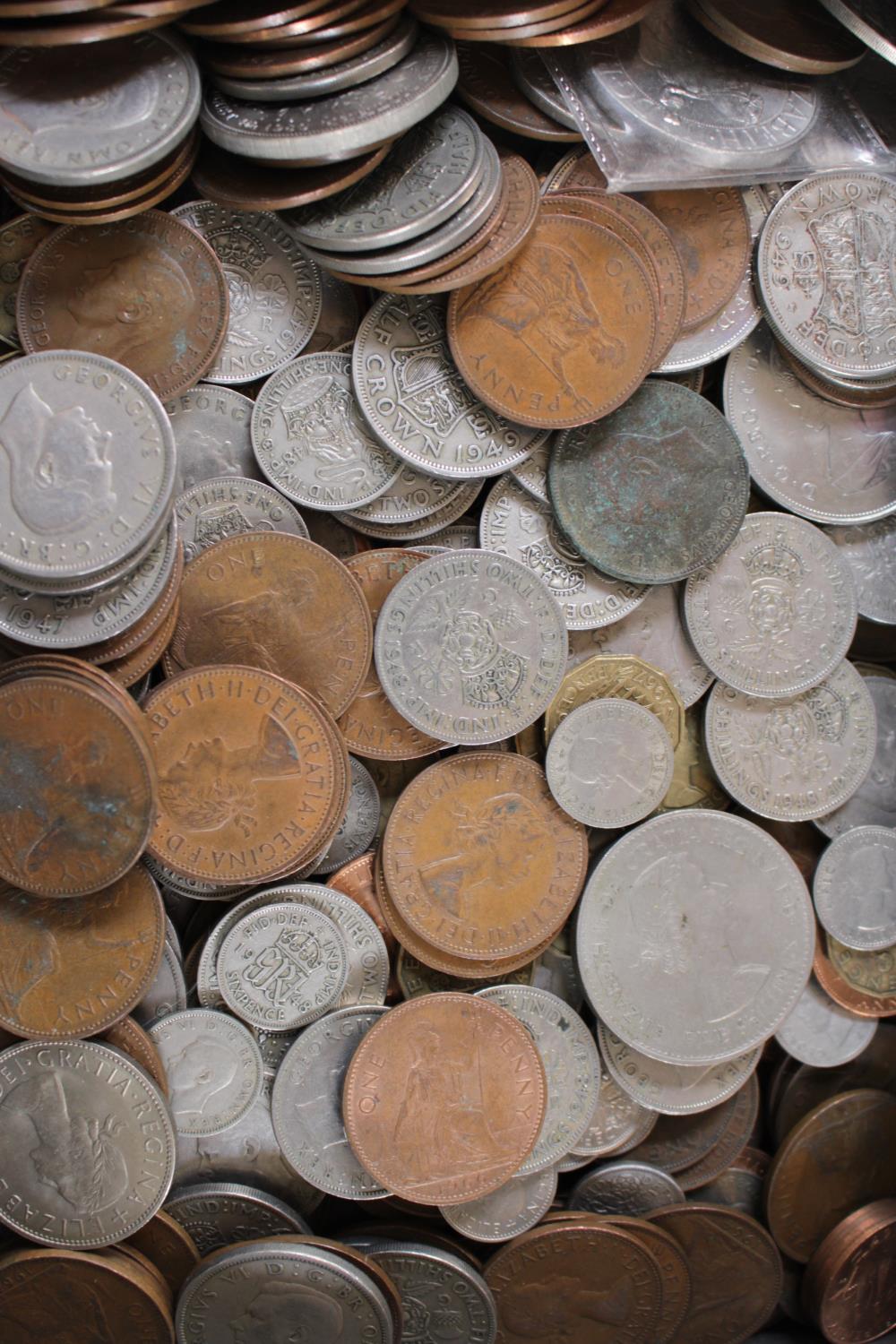 Collection of assorted 19thC and later mixed British Coinage - Image 2 of 3