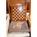 The Chessman Set and Board boxed