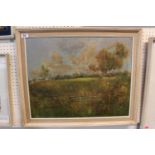 John O'Donoghue Irish Artist Framed Oil on Board dated 1970. 57 x 45cm