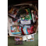 2 Boxes of assorted boxed and unboxed toy vehicles inc. Corgi, Days Gone Lledo etc