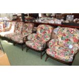 Ercol upholstered sofa suite (3 seater & 2 Armchairs)