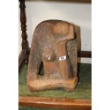 Terracotta figure in the style of Henry Moore OM CH FBA. 48cm in Height