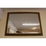 Gilt Framed Mirror with bevel edge