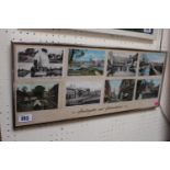 Collective framed Local postcards 'Huntingdon & Godmanchester'