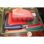 Collection of assorted Postage Stamp Albums mostly empty inc. The Ideal Postage Stamp Album