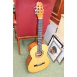 B M of Spain Acoustic Guitar in sleeve