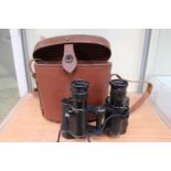 Pair of WWII British Binoculars acquired by Marine A P Bish PO39041 of 40 Commando Royal Marines.