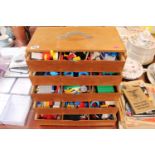Cased of assorted Mixed Lego in 5 drawers