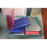 Collection of assorted Stamp Albums and a Ideal Stamps Album