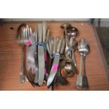 Collection of assorted 19thC and later Silver plated Flatware