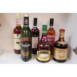 Collection of assorted Alcohol inc. Glenfiddich, Corregidor etc (6)